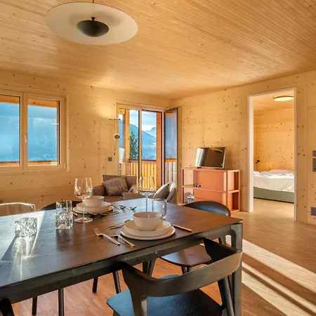 Stylish Alpine Hideaway With Panoramic Views Lejlighed Zweisimmen