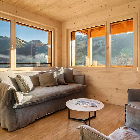 Stylish Alpine Hideaway With Panoramic Views Lejlighed Zweisimmen