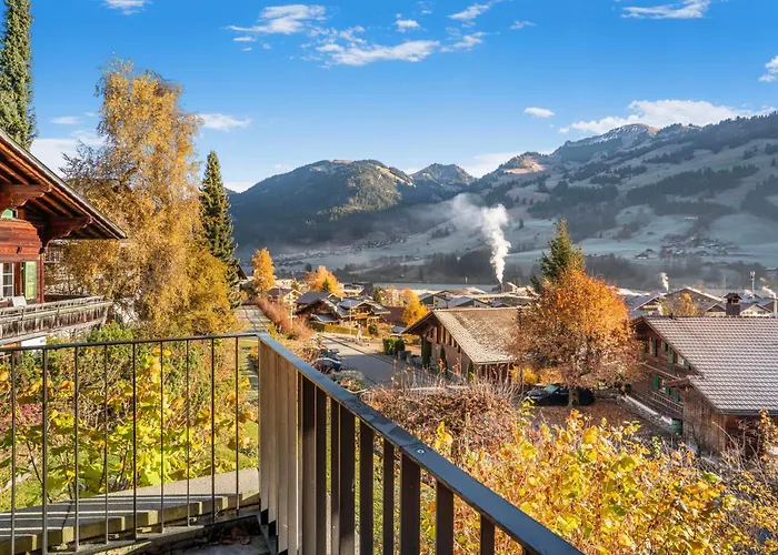 Lägenhet Stylish Alpine Hideaway With Panoramic Views Zweisimmen